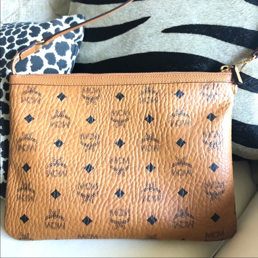 MCM Visetos pouch! Bought at Saks Fifth Ave NWOT